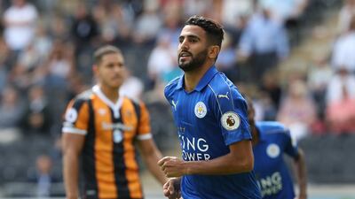 Riyad Mahrez scored Leicester City's goal but could not stop his side losing their first game of the Premier League season to Hull City. Russell Cheyne / Reuters