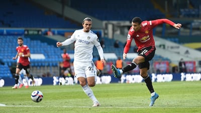 Centre-back: Pascal Struijk (Leeds United) – Produced perhaps his best performance for Leeds and illustrated his improvement as they stopped Manchester United from scoring. Getty Images