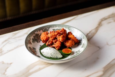 The Amritsari shrimp is one of the venue's standout dishes. Photo: Gymkhana Dubai