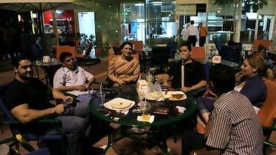 Many of those who are used to staying up into the early hours can be found at one of three Special Cafes dotted along the Corniche.