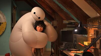Big Hero 6 featuring Baymax and Hiro. Courtesy Disney