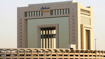 The headquarters of Sabic, the world’s fourth largest petrochemicals producer, in Riyadh. AFP