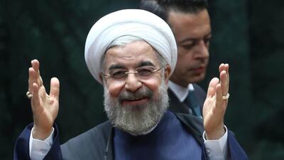 President Hassan Rouhani is very much a creature of the system and, above him, the supreme leader, Ayatollah Ali Khamenei, will work to maintain a balance between different factions. Adem Altan / AFP