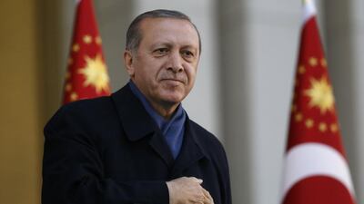 it is in America’s interest to cosy up to Mr Erdogan to make a new start. Tumay Berkin / EPA