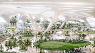 Expansion plans for Al Maktoum International Airport are forecast to be completed by 2032. Photo: AP