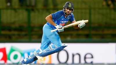 Rohit Sharma scored his 12th ODI century on Sunday. Dinuka Liyanawatte / Reuters