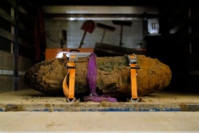 The American bomb was found on a building site more than 78 years after the end of the war. Getty
