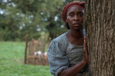 Cynthia Erivo as Harriet Tubman in a scene from "Harriet." Erivo was nominated for an Oscar for best actress for her role in the film. Courtesy: Focus Features via AP