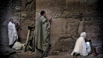 Cristina Garzone’s photo Pilgrimage to Lalibelae. Courtesy Abu Dhabi Tourism & Culture Authority (TCA Abu Dhabi)