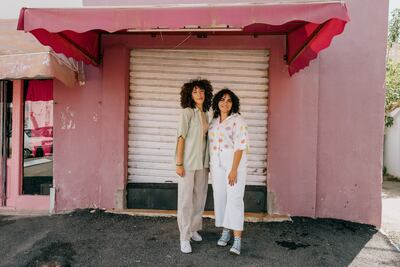 Wided and Fatma see their business, Goya Thrift, as a healthier and more ecological option for fashion lovers. "It's a good middle ground — you can still be passionate about fashion without without going to that extreme consumerist wasteful route," says Fatma. Erin Clare Brown / The National