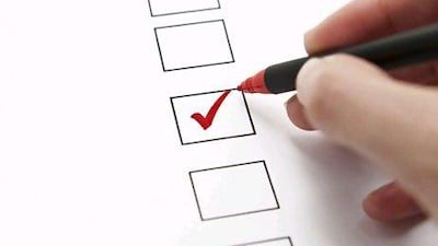 Having a task checklist not only gives a sense of accomplishment but also declutters the mind for creative thinking. istockphoto.com