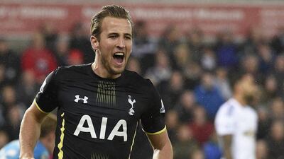 Centre forward: Harry Kane, Tottenham. The White Hart Lane cult hero cemented his place as top Spurs scorer with a header at Swansea and another industrious display. (Photo: Rebecca Naden / Reuters)