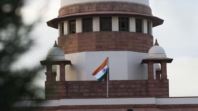 A view of the Supreme Court in New Delhi.
