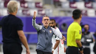 UAE manager Paulo Bento during the Asian Cup match against Hong Kong at the Khalifa International Stadium in Qatar. Reuters