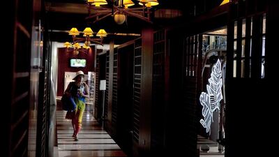 The occupancy rate at Abu Dhabi’s 149 hotels and hotel apartments averaged 77 per cent, an increase of 10 percentage points year-on-year. Silvia Razgova / The National