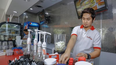 Similar to most one-man start-ups, in the early days Shuja Qadir had doubled up as a driver, delivery guy, accounts manager and storekeeper before having a staff count of 15 nowadays. Victor Besa for The National