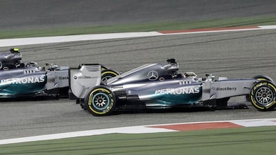 Lewis Hamilton and Nico Rosberg, fellow Mercedes drivers, have had the best two cars on the Formula One grid this season. They have, as a result, also had the most success in the run-up to the Spanish Grand Prix. Luca Bruno / AP Photo
