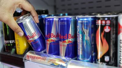 Almost 20 per cent of students drink one or more energy drinks a day, and many of them say they suffer side-effects from it. Pawan Singh / The National