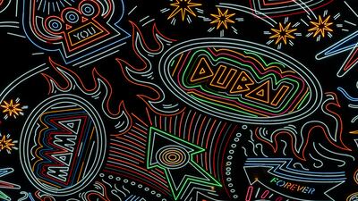 A bold entrance awaits at Mama Shelter Dubai