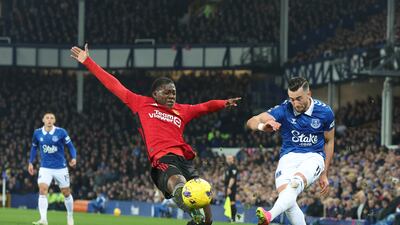 A first Premier League start for the 18-year-old midfielder. Calm, neat, skillful and he cleared an effort off the line with the outside of his boot. Sublime pass down the line to Fernandes on 63. Outstanding debut and was rightly applauded off by his teammates. EPA