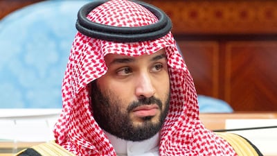 In a speech to the Shura Council, Crown Prince Mohammed bin Salman said Saudi Arabia has the military capabilities needed to deter threats. Photo: Saudi Royal Court / Reuters