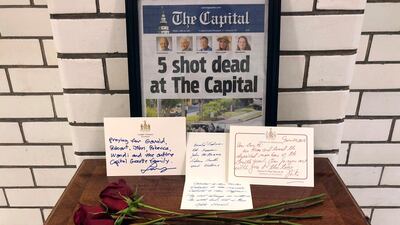Jarrod Ramos had allegedly harassed the staff of the Capital Gazette newspaper for years, but was never charged. AP Photo/Brian Witte