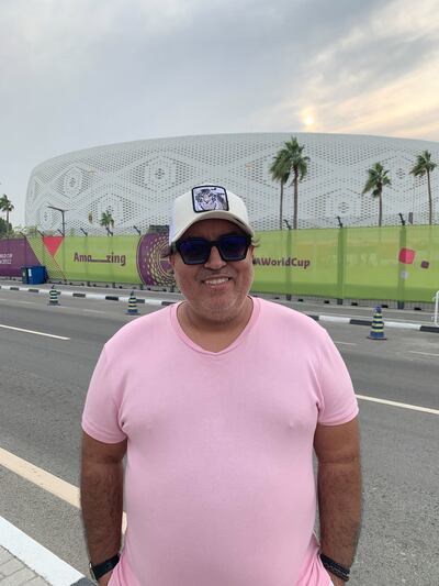 Hassine Mohammed was hoping to secure tickets for the match. Ali Al Shouk / The National