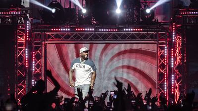 Expect back-to-back hits during 50 Cent's Dubai show, according to promoter Thomas Ovesen. Photo: Frank Hoensch/Redferns