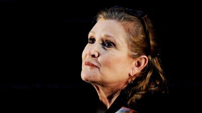 Carrie Fisher won a posthumous Grammy for her The Princess Diarist at the 60th annual Grammy Awards ceremony. EPA