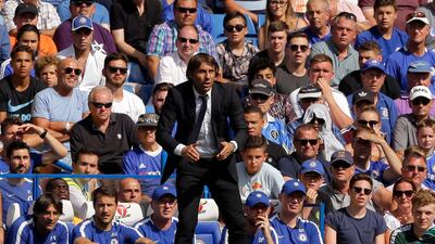 Antonio Conte says only time will tell if Chelsea had a good summer transfer window or not. Alastair Grant / Associated Press