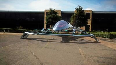 The Aston Martin Volante marks the UK firm's entry into the personal aerial transport segment. Courtesy Aston Martin