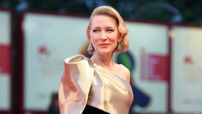 HIT: Cate Blanchett always looks immaculate, and here she wears an asymmetric Armani gown for the premiere of Suspiria.