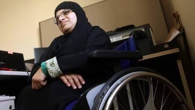 As a student in the United States, Ms al Bustani used trains and buses, but here she relies on her own driver.