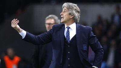 Manuel Pellegrini refuses to make Manchester City favourites to advance to the Uefa Champions League semi-finals. Yoan Valat / EPA