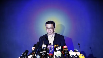 Malaysia's Transport Minister Liow Tiong Lai speaks during a news conference at a hotel near the Kuala Lumpur International Airport in Sepang. Liow said on Saturday he believed Russia was doing its best to ensure a safe route to the site of the downed Malaysia Airlines Flight MH17 and appealed to the world to help ensure bodies can be retrieved quickly. REUTERS/Edgar Su