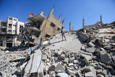 Israel continues to bomb Gaza despite a ceasefire. Getty Images