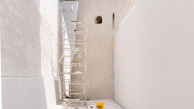 The restored watchtower at Qasr Al Hosn