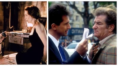 ‘True Lies’: James Cameron’s 1994 all-action movie starring Arnold Schwarzenegger and Jamie Lee Curtis was a remake of the 1991 French film, ‘La Totale!’ In the original, a telecommunications worker Francois Voisin (Thierry Lhermitte) hides his secret agent identity from his wife. He is in fact, a world-renowned spy known as ‘l’Epee’ (‘The sword’). Courtesy 20th Century Fox, Supplied