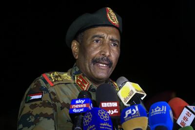 Sudan's military leader Gen Abdel Fattah Al Burhan is showing signs of political ambitions. AFP