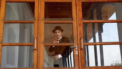 Karim Asir during his rehearsals in Kabul. Reuters