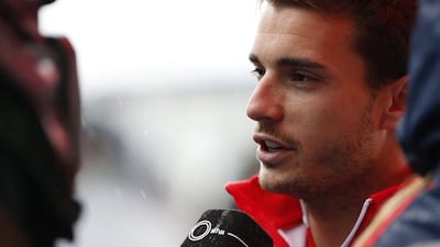 Marussia driver Jules Bianchi shown giving interviews last Thursday ahead of the Japanese Grand Prix. Yuya Shino / Reuters / October 2, 2014