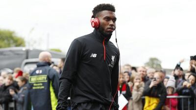 Liverpool's Daniel Sturridge arrives before the match against Burnley on Saturday. Lee Smith / Action Images / Reuters / August 20, 2016