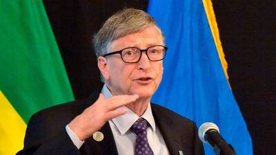 US philanthropist and Microsoft founder Bill Gates is number two on the list. AFP