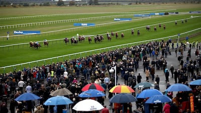 Action from the Emirates Cesarewitch Stakes at Newmarket Racecourse. Press Association