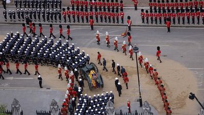 A young soldier who took part in the procession on the day of the state funeral and burial of Britain's Queen Elizabeth II has been found dead. Reuters.