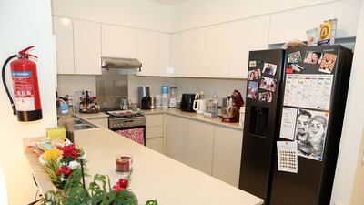 The open kitchen allows Ms Solmaz to chat to guests while making the finishing touches to dishes