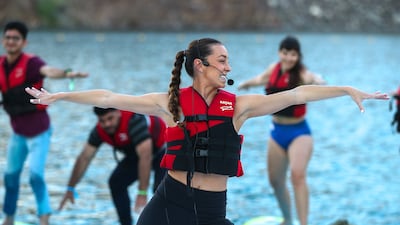 There were two sunset yoga sessions, held on boards and run by expert instructors