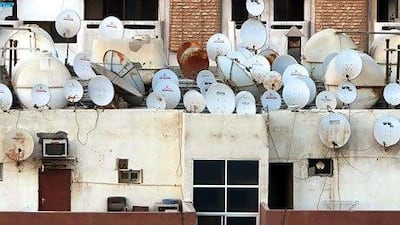 The number of pay-TV subscribers in the Arab world is expected to reach 5.3 million by 2016. Jeff Topping / The National