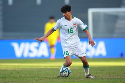 Ali Jasim of Iraq during the U-20 World Cup match against England at Estadio La Plata in Argentina. Getty Images
