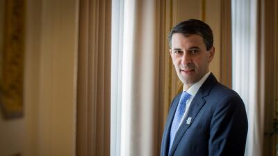 Mansoor Abulhoul, the UAE ambassador to UK, at the London Embassy. Mark Chilvers